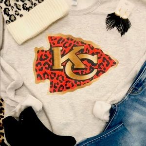 KC Chiefs unisex crew sweatshirt